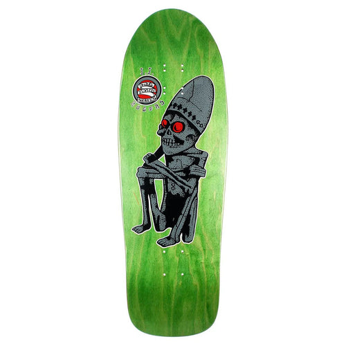 Dogtown Skateboard Deck JJ Rogers God of Death Re-Issue Green 10.125" x 32.25 | WILD FLIER GIFTS AND APPAREL