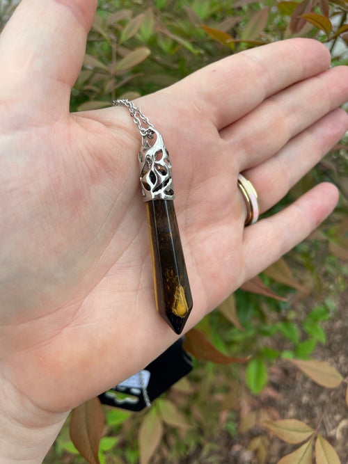 Tigers Eye Pendant | WILD FLIER GIFTS AND APPAREL