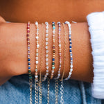 Lotus and Luna Good Fortune + Growth 2mm Layered Healing Bracelet - WILD FLIER GIFTS AND APPAREL