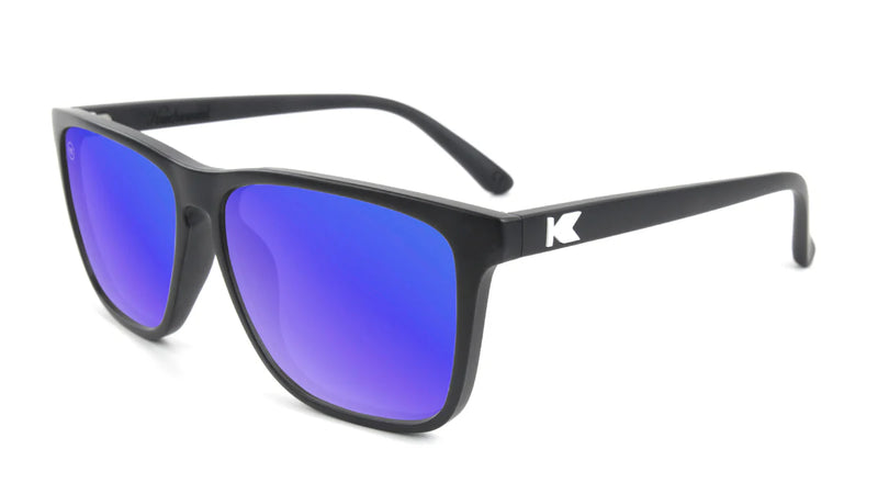 Knockaround Matte Black / Moonshine Fast Lanes Unisex Polarized Sunglasses