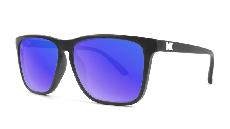 Knockaround Matte Black / Moonshine Fast Lanes Unisex Polarized Sunglasses
