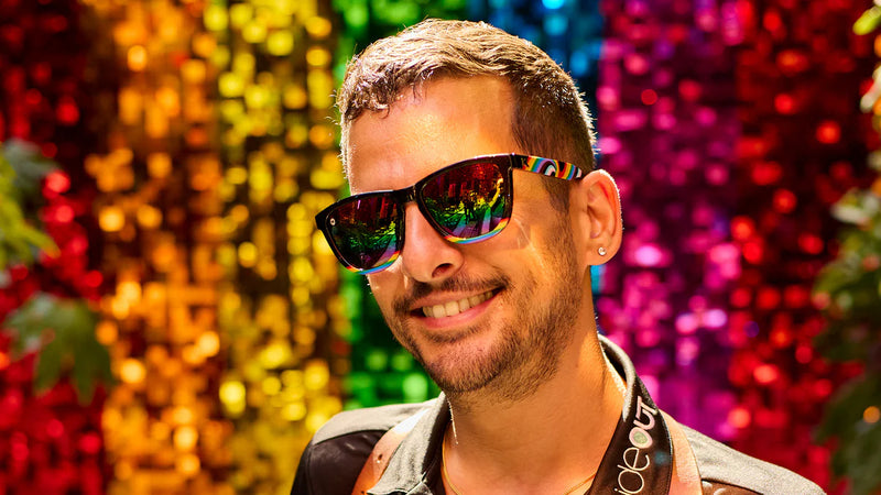 Knockaround Rainbow on My Parade Premiums Unisex Polarized Sunglasses