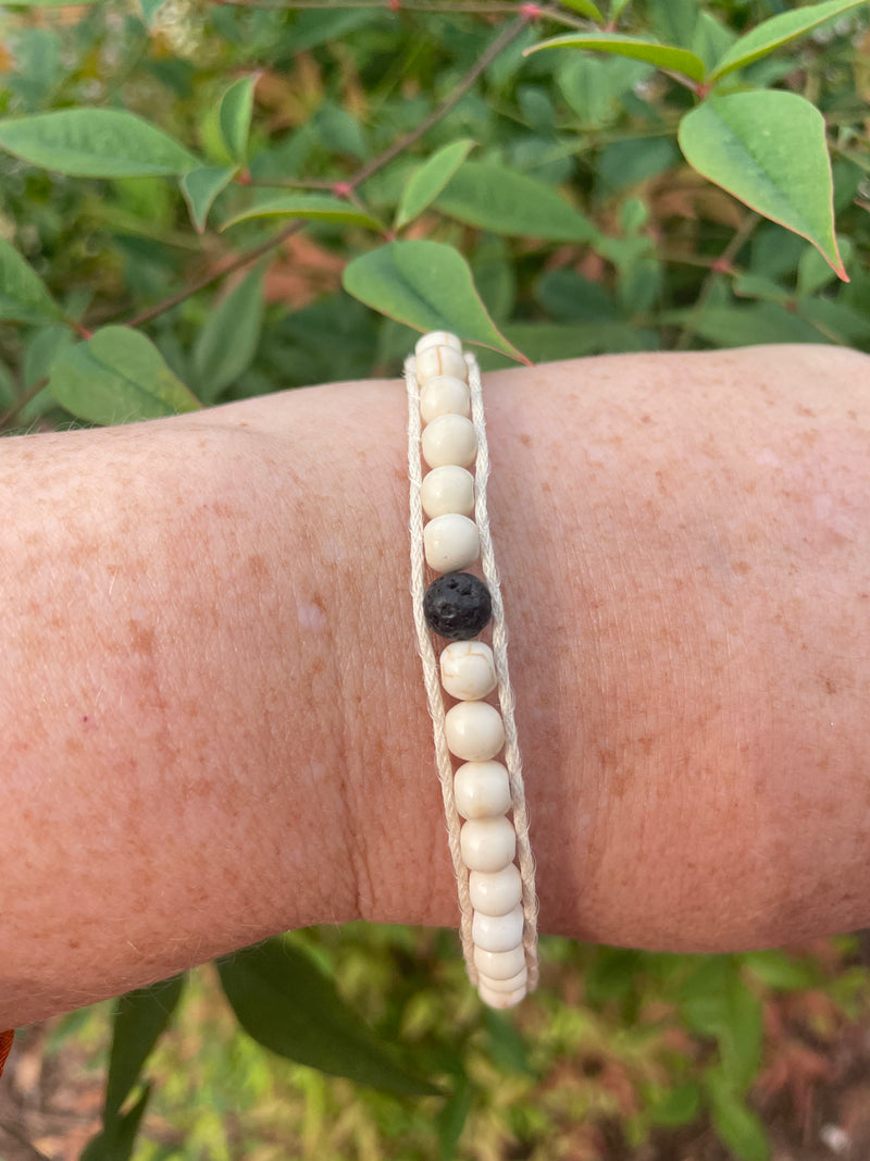 Surf Rider Men's Bracelet Assorted Stone Collection by Lotus and Luna