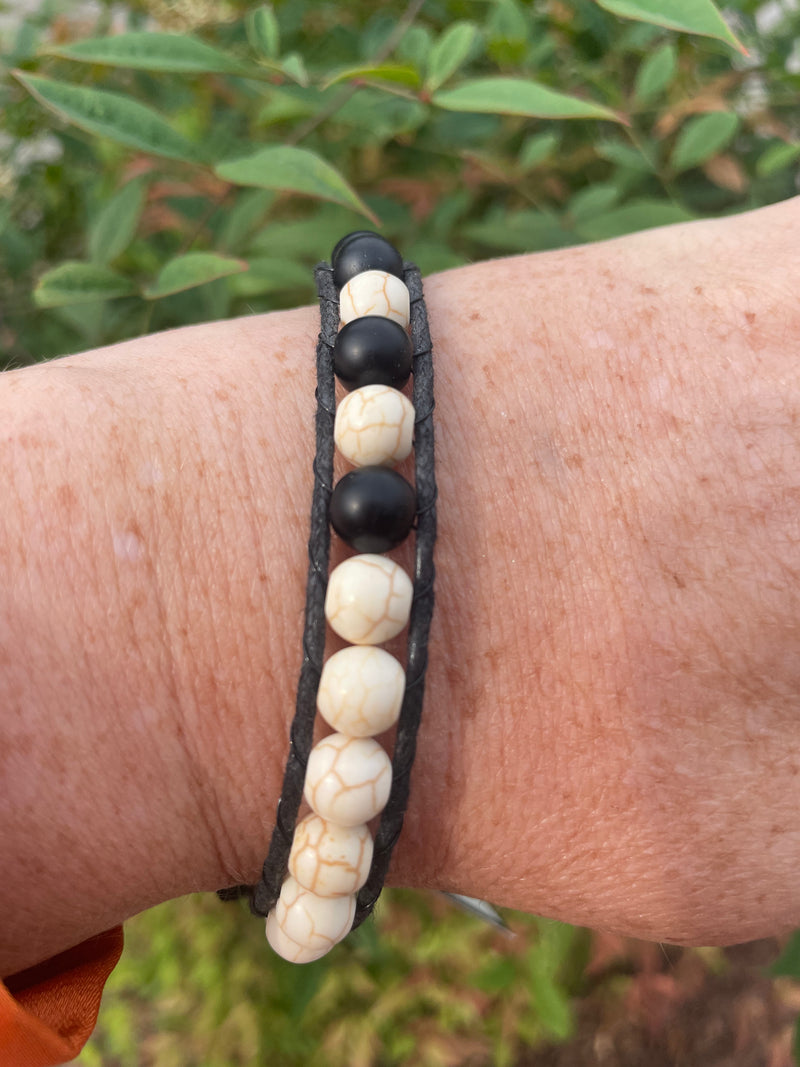 Surf Rider Men's Bracelet Assorted Stone Collection by Lotus and Luna