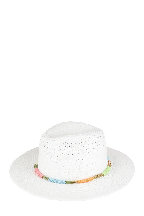 Bright Colored Spring Straw Hat