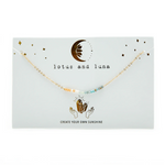 Lotus and Luna Goddess Necklaces