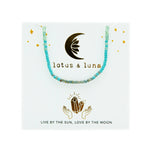 Lotus and Luna Goddess Necklaces