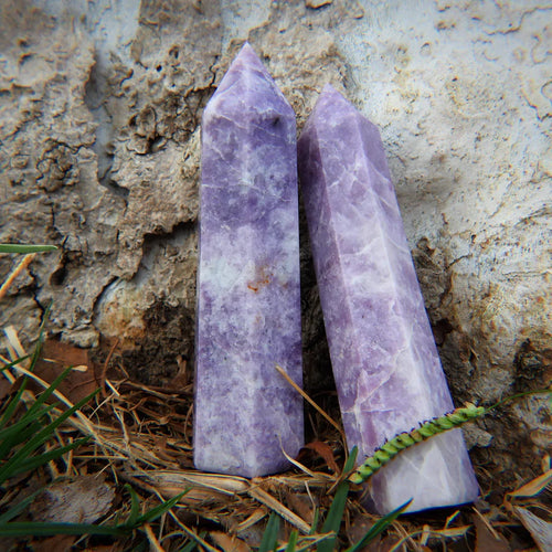 Lepidolite Tower | WILD FLIER GIFTS AND APPAREL