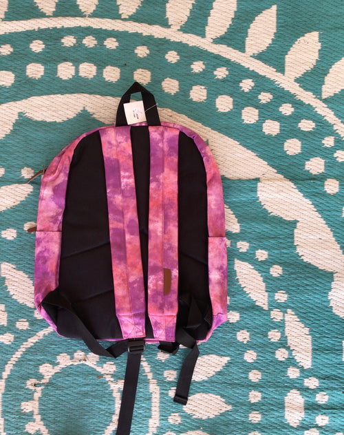 Pink Tie Dye Backpack