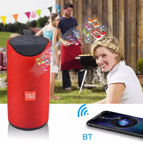T&G TG-113 Splashproof Wireless Stereo Portable Bluetooth Speaker