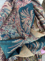 Assorted Color Paisley Pashmina Scarf Reversible Shawl Wraps | WILD FLIER GIFTS AND APPAREL