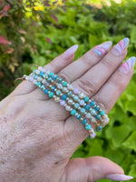 Lotus and Luna Glisten Shimmer Anklets