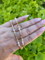 Lotus and Luna Glisten Shimmer Anklets