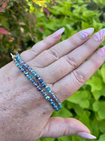 Lotus and Luna Glisten Shimmer Anklets