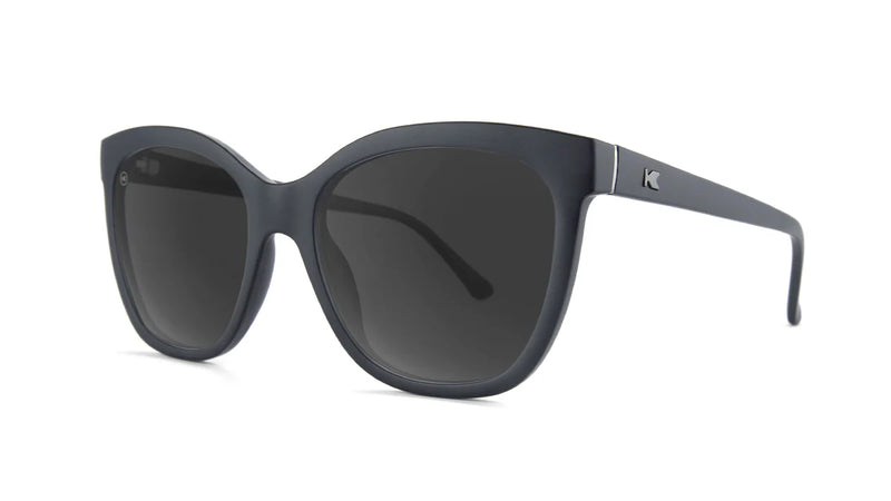 Black on Black Deja Views Knockaround Unisex Polarized Sunglasses