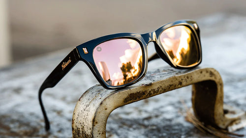 Black / Peach Seventy Nines Knockaround Unisex Polarized Sunglasses