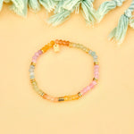 Pura Vida Ombré Rainbow Bead Stretch Bracelet