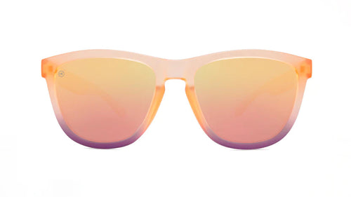 Frosted Rose Quartz Fade / Rose Premiums Knockaround Unisex Polarized Sunglasses