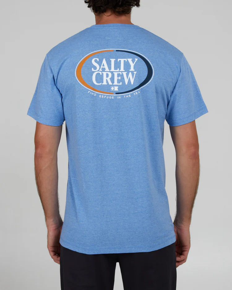 Salty Crew Half N Half Light Blue S/S Standard Tee