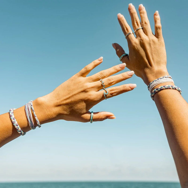 Pura Vida Tie Dye Wave Ring-Light Blue | WILD FLIER GIFTS AND APPAREL