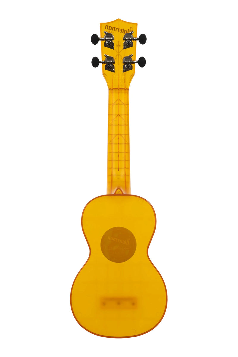 Kala Waterman Sea Glass Collection Amber Yellow Transparent Soprano Ukulele - WILD FLIER GIFTS AND APPAREL