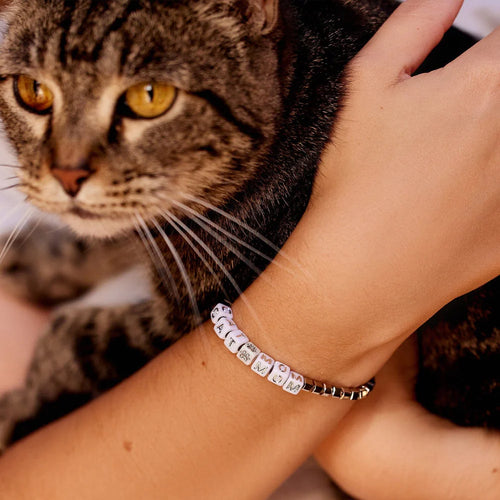 Pura Vida Cat Mom Stretch Bracelet