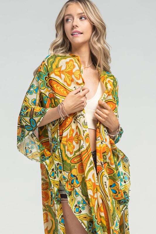 Jaipur Intricate Kimono | WILD FLIER GIFTS AND APPAREL