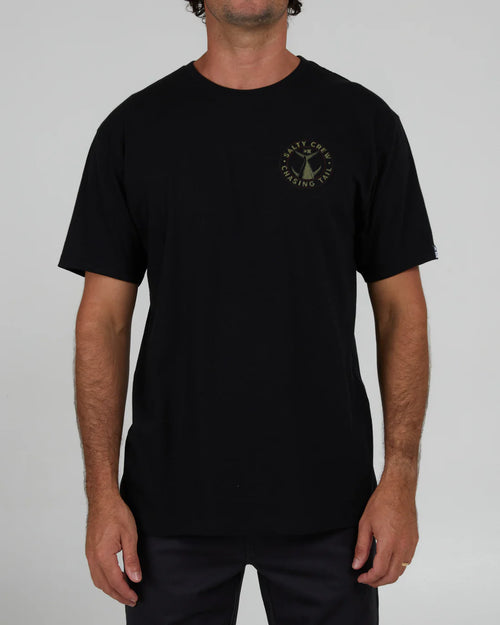 Salty Crew Tail Gate Black Short Sleeve Premium Tee