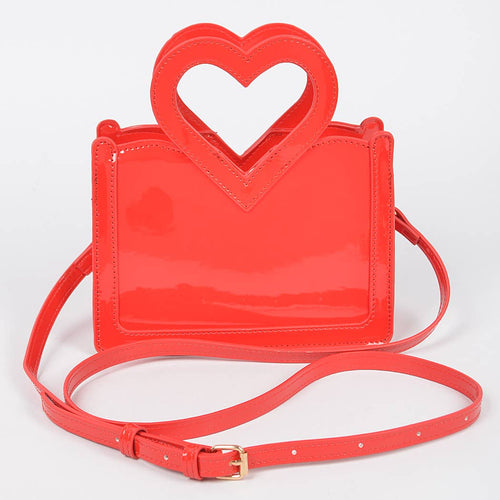 Enamel Top Handle Bag: Black | WILD FLIER GIFTS AND APPAREL