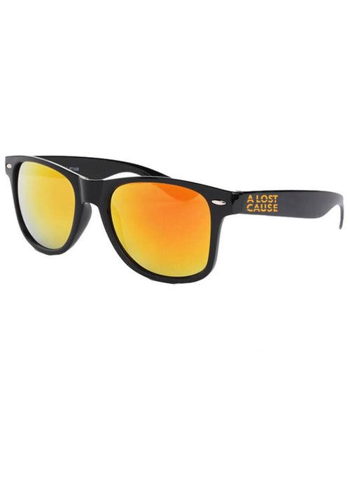 Brushed Sunglasses Orange Lens | WILD FLIER GIFTS AND APPAREL