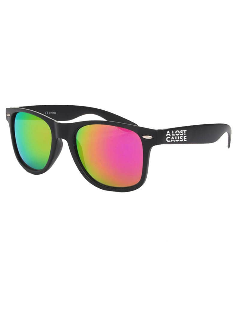 A Lost Cause Official Brushed Sunglasses Pink Lens