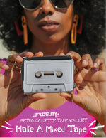 Fydelity Retro Cassette Wallet | Gunmetal