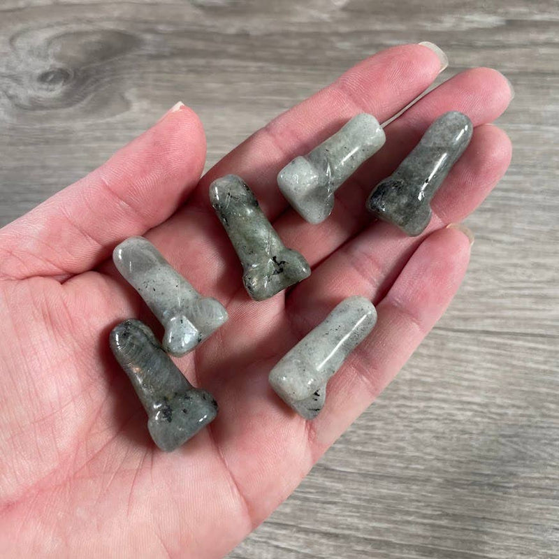 Crystal Phallic Figurine : Labradorite