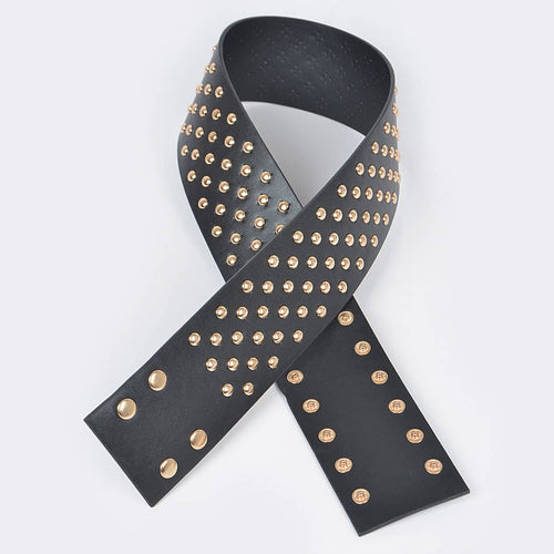 Full Metal Studded Waist Belt
PB8608 PB8608: BKGD | WILD FLIER GIFTS AND APPAREL
