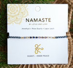 Lotus and Luna Namaste Bracelets