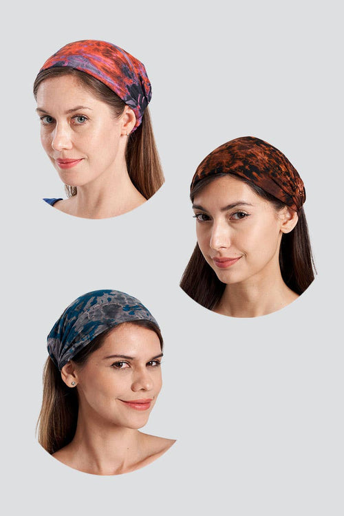 Solid Tie-Dye Head Wrap Headbands | WILD FLIER GIFTS AND APPAREL