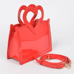 Enamel Top Handle Bag: Black | WILD FLIER GIFTS AND APPAREL