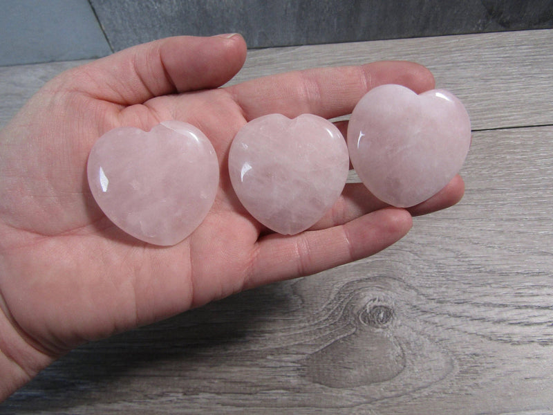 Rose Quartz Large Flat Heart Bead | WILD FLIER GIFTS AND APPAREL
