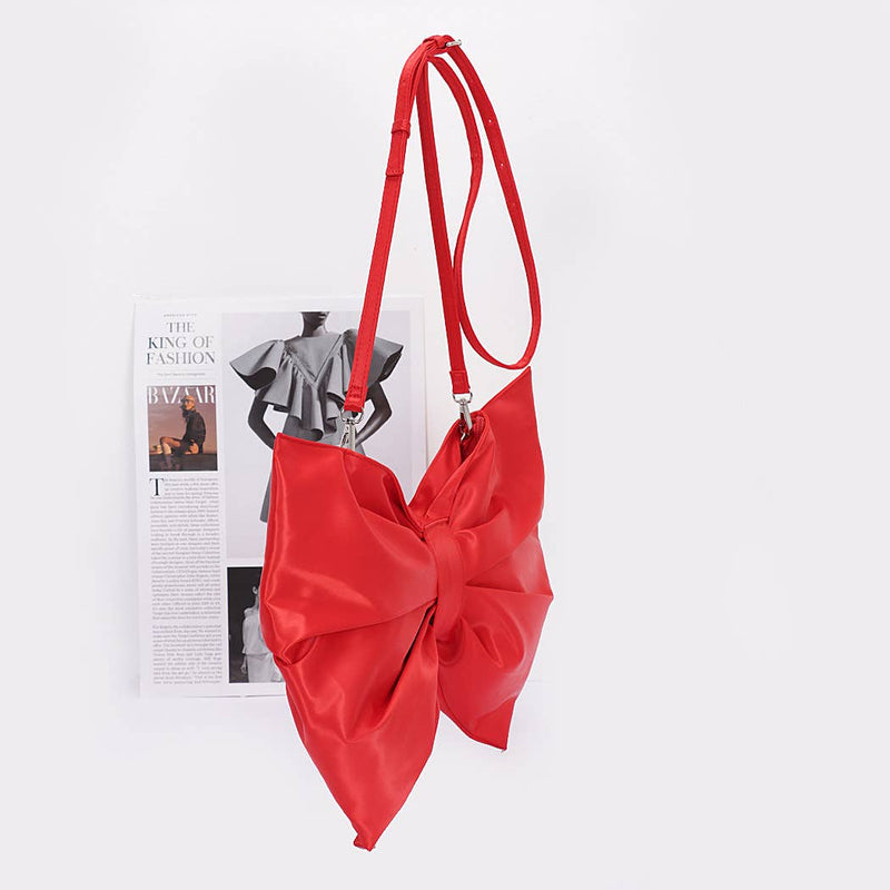 Satin Bow Style Crossbody Bag: IV | WILD FLIER GIFTS AND APPAREL