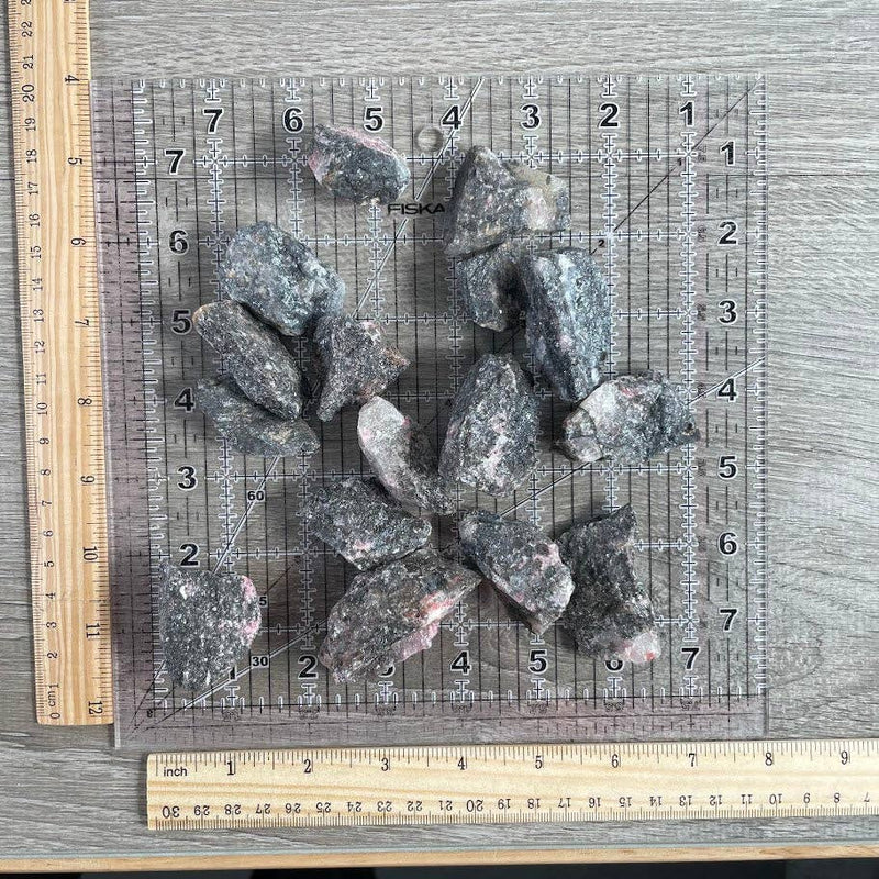 Rhodonite Rough Stones Wholesale - 1LB Bulk Lot | WILD FLIER GIFTS AND APPAREL