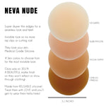 Mocha Yummy Skin INVISIBLE REUSABLE Silicone Nipple Cover Pasties: Nude Color / O/S | WILD FLIER GIFTS AND APPAREL