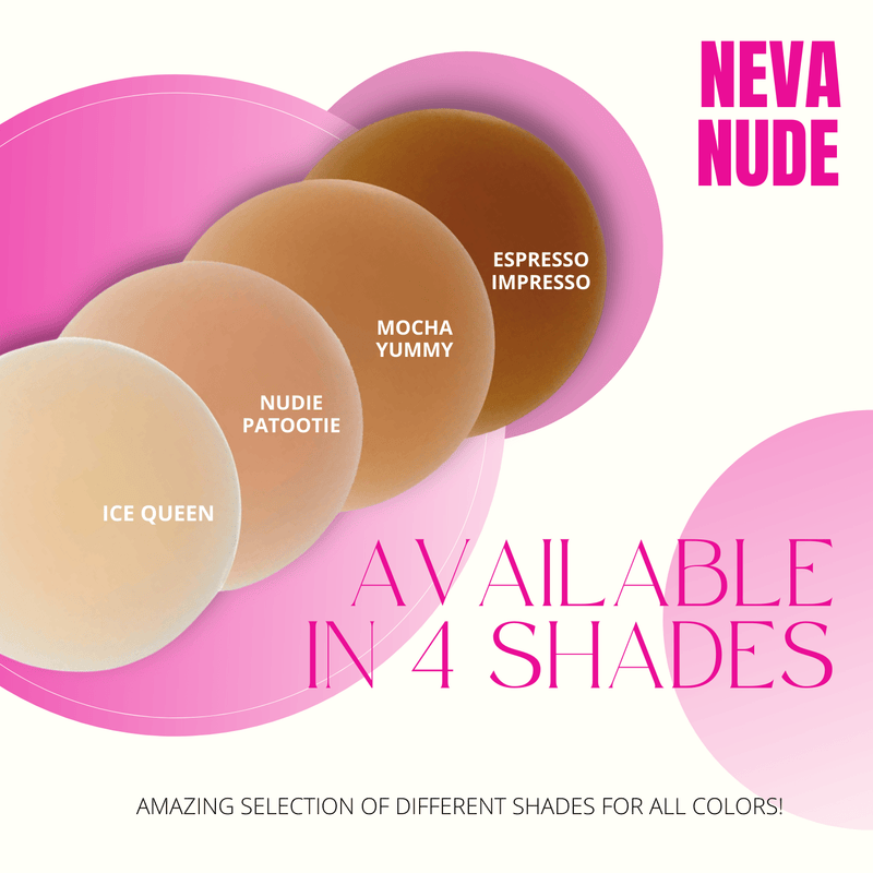 Mocha Yummy Skin INVISIBLE REUSABLE Silicone Nipple Cover Pasties: Nude Color / O/S | WILD FLIER GIFTS AND APPAREL