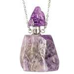 Crystal Essential Oil Bottle Necklaces