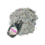 Friskie Fairy Cosmetic Grade Glitter Glitz Grenade Keychain in Aloe Gel: Iridescent Look / Aloe Gel / O/S | WILD FLIER GIFTS AND APPAREL