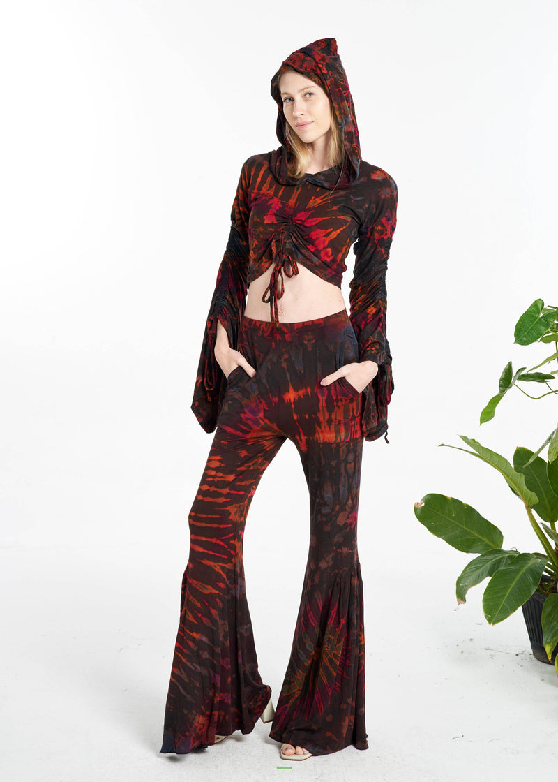 Womens Clothing - Tie-Dye Pants (TH-1786): Brown / Free Size | WILD FLIER GIFTS AND APPAREL