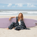Midnight Lotus Moon Kimono | WILD FLIER GIFTS AND APPAREL