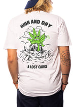 A Lost Cause Official High And Dry Tee : White