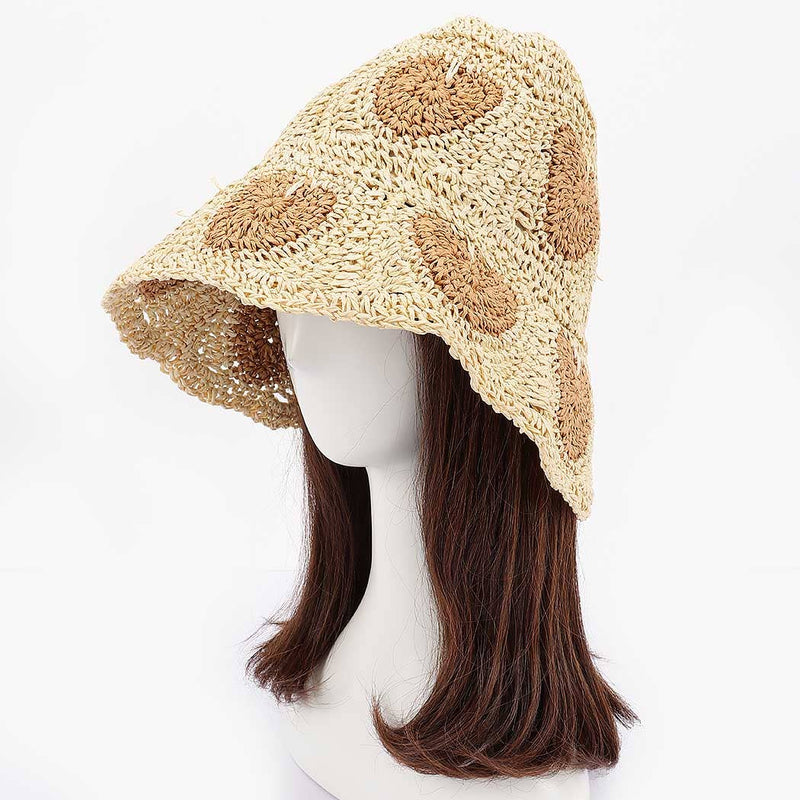 I Heart Summer Handmade Faux Straw Hat