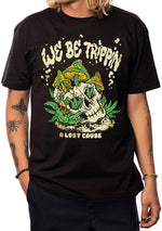 We Be Trippin Tee    : Black / S | WILD FLIER GIFTS AND APPAREL