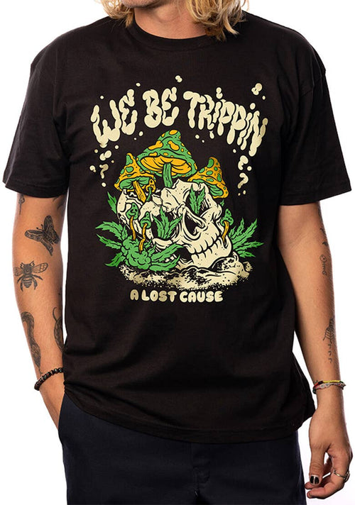 We Be Trippin Tee    : Black / S | WILD FLIER GIFTS AND APPAREL